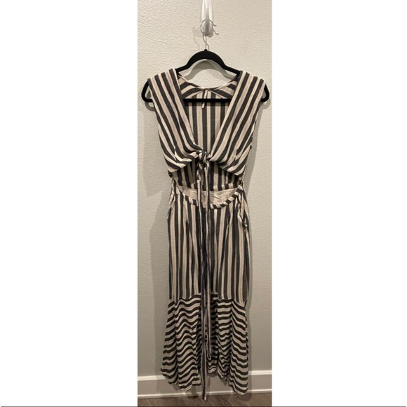 FREE PEOPLE LA Babe Stripe Sleeveless Midi Dress - Picture 6 of 12